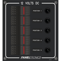 Paneltronics Dc 5 Position Illuminated Rocker Switch 9960018B